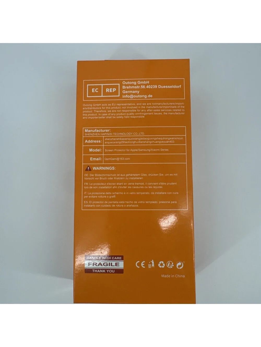 3 Boxes QsmQam Tempered Glass Screen Protector iPhone 16 Pro 6.3” Lens Protector